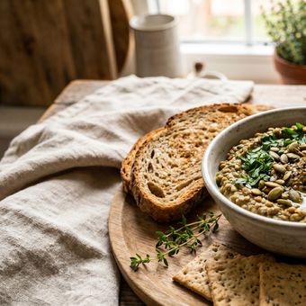 Featured mobile: Patê de lentilha vegano: cremoso, nutritivo e tão saboroso que ninguém sente falta de nada