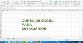 Aprenda Excel no curso gratuito e online para estagiários