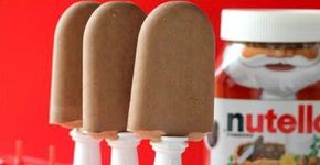 Para os dias de calor, que tal um picolé de nutella?