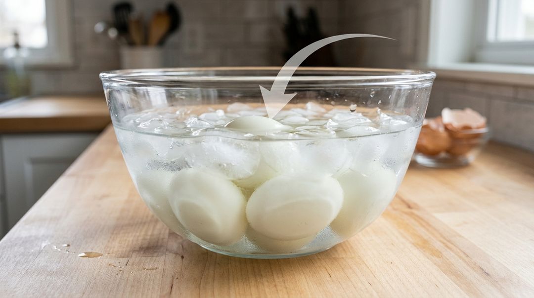 Manter os ovos submersos garante um resultado perfeito e sem desperdício na cozinha.
