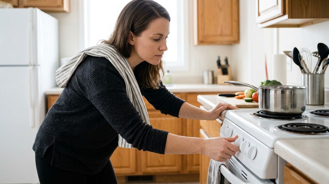 Desligar os queimadores antes de sair da cozinha garante a segurança da residência.