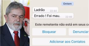 Mulher é confundida com Lula no Whatsapp e revela mensagens bizarras