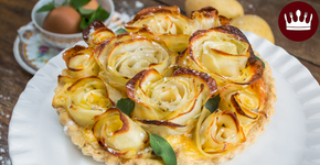 Torta de Rosas de Batata: você teria coragem de comer?