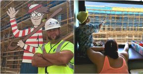 Homem esconde Wally para que crianças possam encontrá-lo