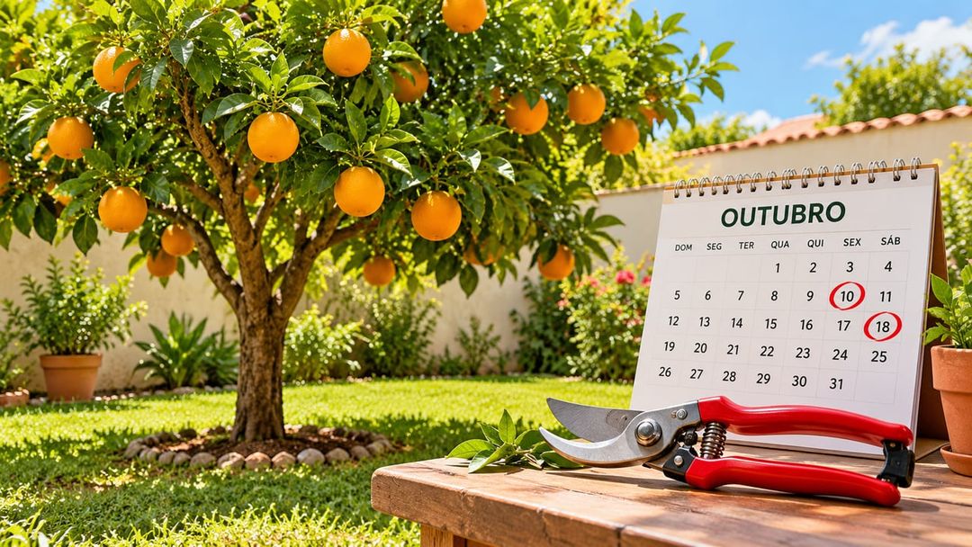 Calendário lunar indica melhores datas para podar laranjeiras em outubro