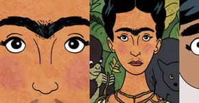 Um quadrinho sobre Frida Kahlo e autenticidade