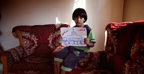 Crianças de Gaza desenharam como elas enxergam o futuro na cidade