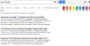 Google apresenta barra surpresa para pesquisas sobre ‘casamento gay’