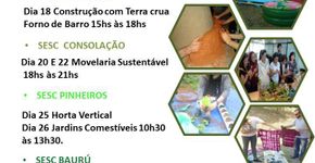 Oficinas de Arte Sustentável no Sesc Pinheiros