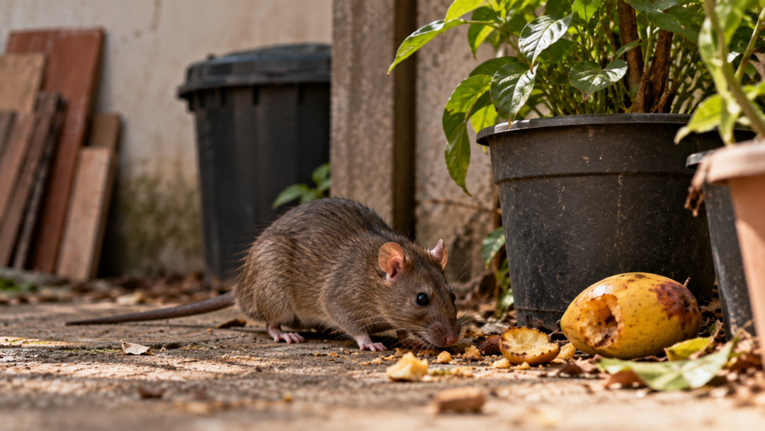 Ratos continuam aparecendo no quintal? Veja o que procurar no ambiente, como reduzir fontes de alimento e água e quando buscar ajuda profissional.