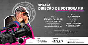 Workshop de fotografia no Cine Galpão