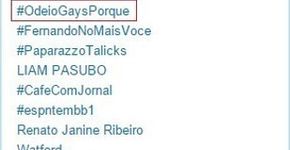 Hashtag homofóbica ganha repercussão mundial nas redes sociais