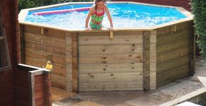 Aprenda a fazer uma piscina com pallets