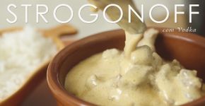 Aprenda a fazer uma deliciosa receita de Strogonoff de Carne com Vodka