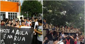 Estudantes protestam contra fechamento de salas e máfia da merenda em SP