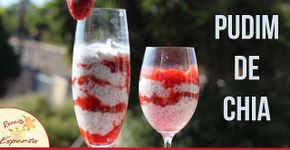 Pudim de Chia com morango: saudável e delicioso