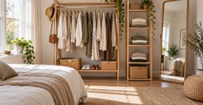 Adeus ao guarda-roupa clássico: a nova tendência que economiza espaço e adiciona estilo ao quarto