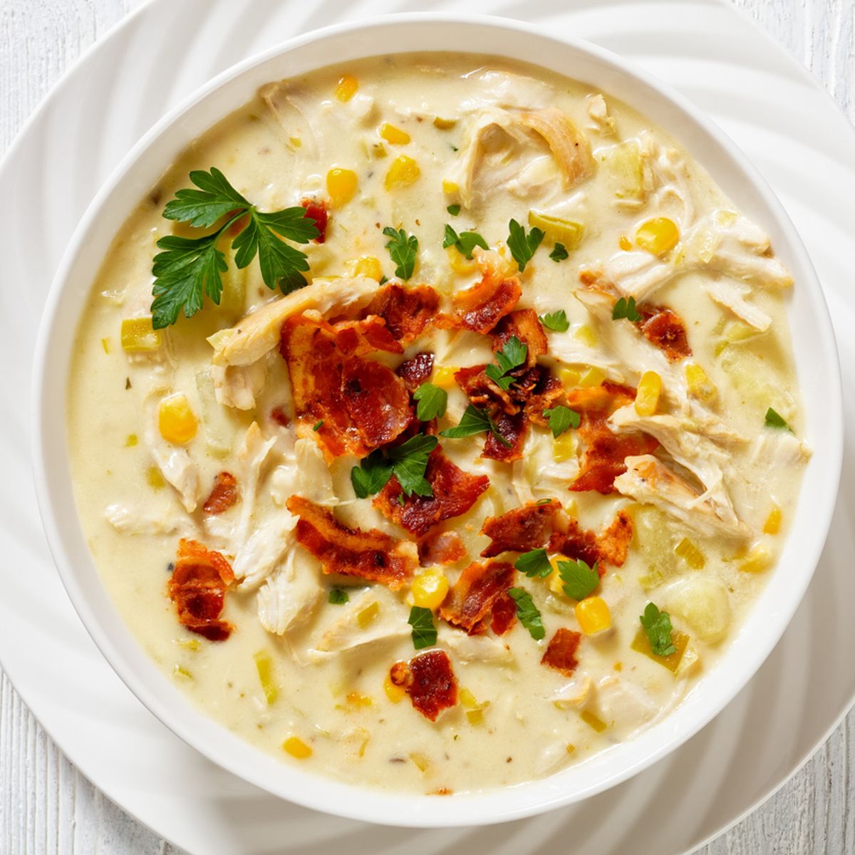 Receita de frango com milho cremoso