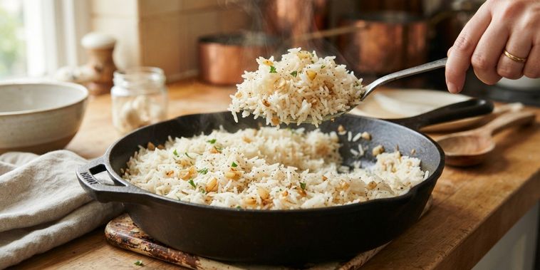 Featured main: Pare de temperar o arroz depois de pronto: o segredo dos cozinheiros para o grão ficar soltinho sem precisar lavar várias vezes