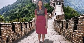 Queniana ganha viagem à China depois de fazer montagens toscas no Photoshop