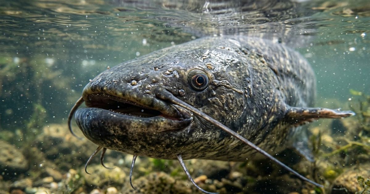 Pescadora fisga peixe-gato-gigante de 2,34 metros e cerca de 90 kg no rio Vístula durante viagem de aniversário e devolve o animal à água