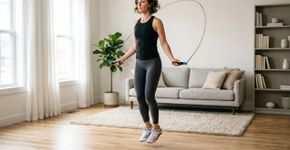 Pular corda em vez de fazer exercícios aeróbicos em aparelhos ajuda muito, mas só vale a pena se a prática durar pelo menos 15 minutos, com intervalos curtos e ritmo progressivo