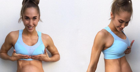 Personal trainer grávida de 8 meses provoca debates nas redes sociais