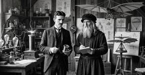Nikola Tesla, inventor sérvio-americano e Leonardo da Vinci, artista e cientista italiano: “A mente que se abre a uma nova ideia jamais volta ao seu tamanho original.”