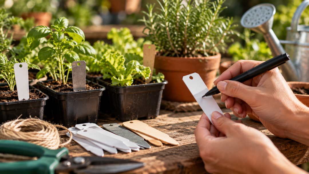Como criar etiquetas de plantas que não desaparecem? Aprenda a escolher materiais resistentes, usar a tinta adequada e fixar o marcador com segurança.