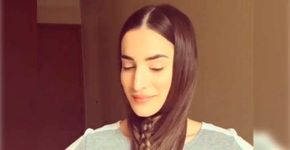 Mulher viraliza ao transformar “barba de cabelo” em um penteado