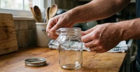 Como não pensei nisso antes: Aproveite a embalagem de molho de tomate vazia cobrindo a boca antes de tampar