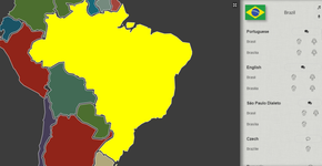 Mapa interativo permite escutar as línguas e sotaques do mundo