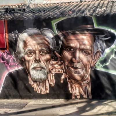 Graffiti na Avenida Amazonas, clicado por Mayara Avlis Rocha