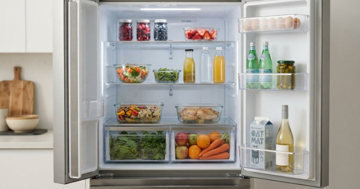 Brasileiros costumam encher a geladeira depois da compra do mês, mas canadenses alertam para um detalhe: deixar espaço entre os alimentos permite que o ar frio circule melhor e ajuda o aparelho a manter a temperatura