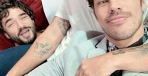 Caio Blat provoca polêmica em foto com Gagliasso e José Loreto