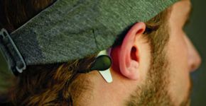 Bandana sussurra ruído sonífero para ajudar usuário a dormir