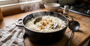Juanjo López, um chef de cozinha: “O arroz branco não é feito com água, mas com 3 dentes de alho, 2 folhas de louro e caldo”
