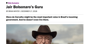 Dimenstein: guru de Bolsonaro ri com assassinato de brasileiros