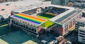 Estádio do St. Pauli terá painel solar com as cores da bandeira LGBTQIA+