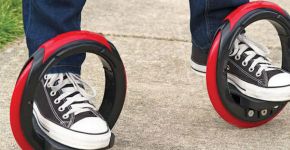Skate circular não usa tábua e permite manobras de 720º