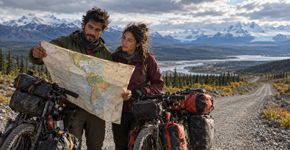 Casal do Paraná abandona empregos, vende bens e percorre cerca de 27 mil quilômetros de bicicleta até o Alasca depois de atravessar 18 países