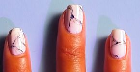 Aprenda a fazer unhas com efeito marmorizado