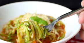Espaguete de abobrinha: confira essa receita deliciosa sem glúten