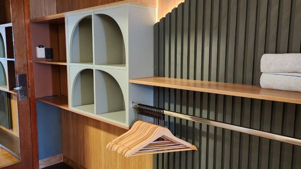 Os novos quartos são amplos e bem decorados