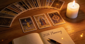Eu fiz esse ritual simples de cartas e soube exatamente o que 2026 me reserva