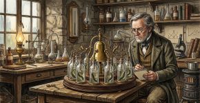 Um médico do século XIX construiu uma máquina com 12 sanguessugas que tocavam um sino quando uma tempestade estava chegando