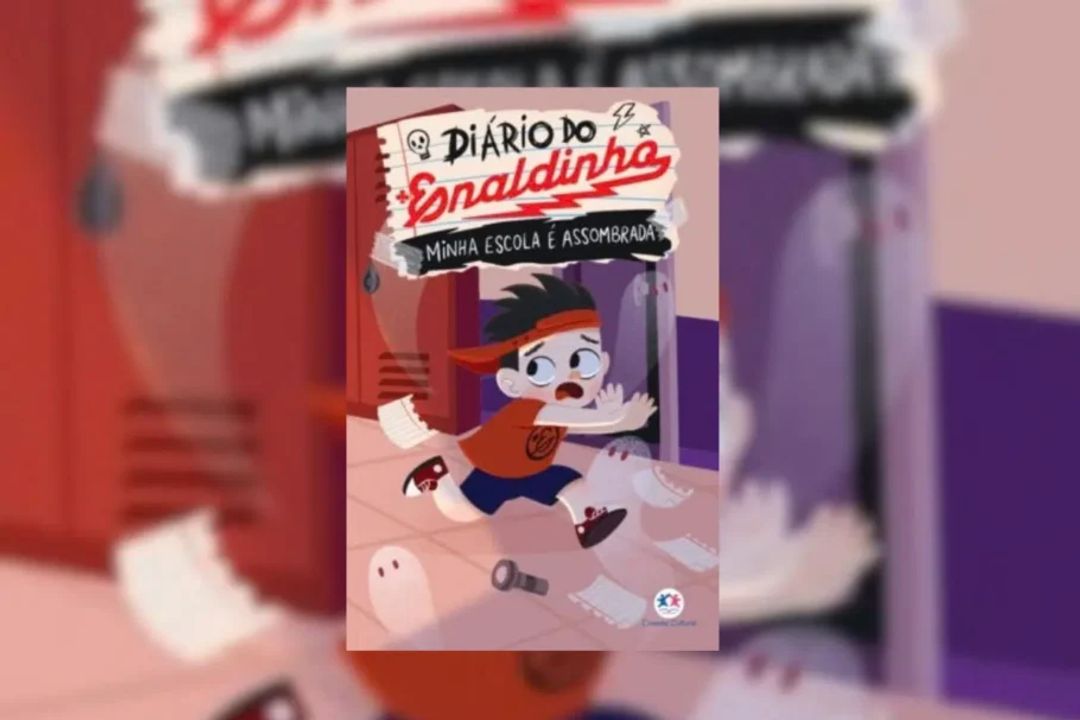 “Diário do Enaldinho: minha escola é assombrada” leva os leitores a uma aventura escolar cheia de mistério e humor (Imagem: Reprodução digital | Ciranda Cultural)
