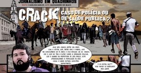 Quadrinhos sobre a Cracolândia