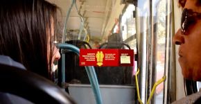 Campanha estimula bate-papo no ônibus