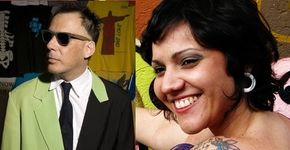 Arnaldo Antunes e Marcela Bellas sobem juntos ao palco